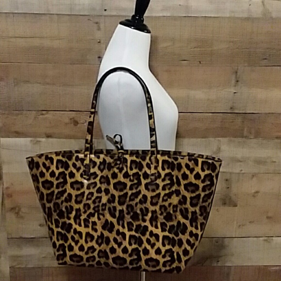 Boston Proper Handbags - Boston Proper Cheetah Print Tote